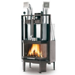 Каминная топка Palazzetti Ecomonoblocco 64 V08 exagon